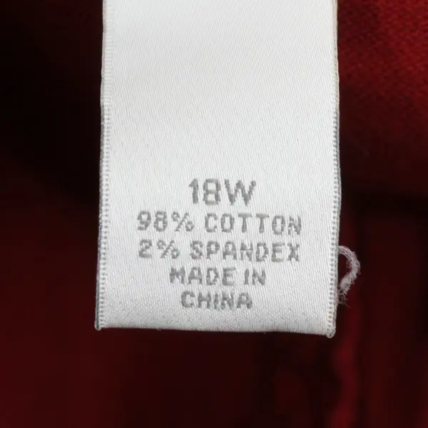 Fashion Bug Women's Red Button-Front Stretch Jacket Size 18W