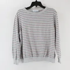 National Women's Multicolor Striped Sweater Size Large