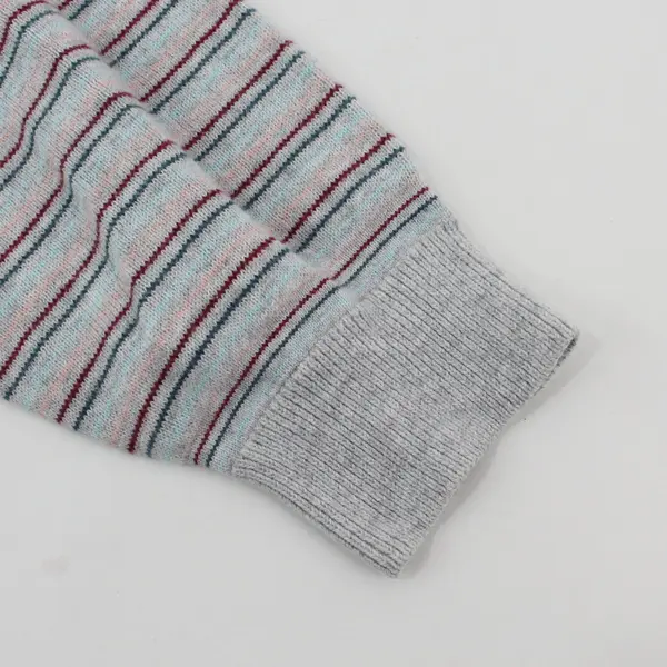 National Women's Multicolor Striped Sweater Size Large