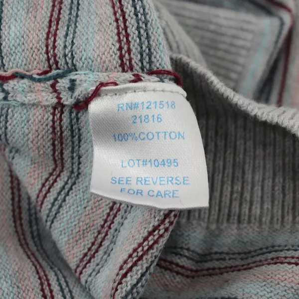 National Women's Multicolor Striped Sweater Size Large