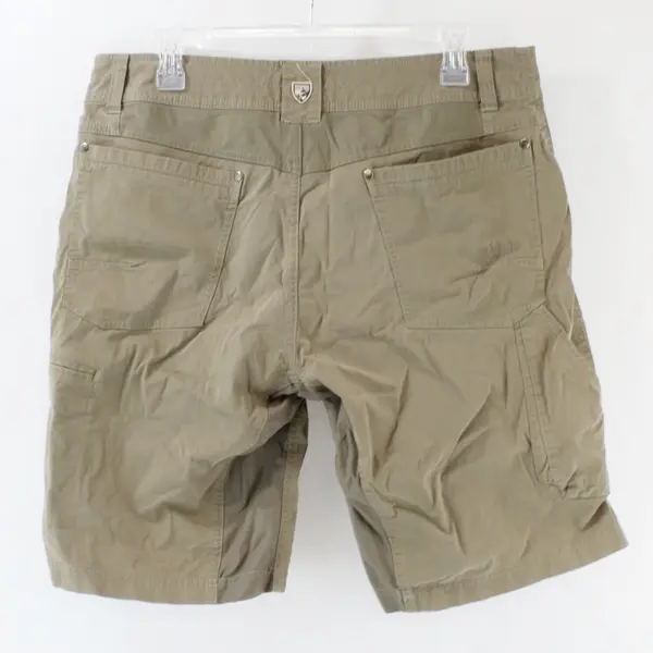 KÜHL Men's Khaki Tan Flat-Front Shorts Size 34 Casual