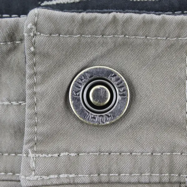 KÜHL Men's Khaki Tan Flat-Front Shorts Size 34 Casual