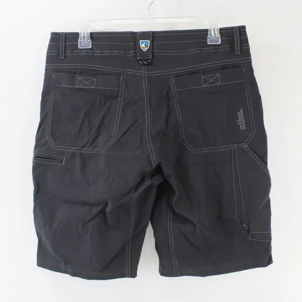KUHL Men's Dark Gray Flat-Front Shorts Size 34 Casual