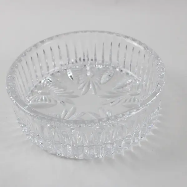 Waterford Crystal Best Wishes Wine Bottle Coaster Barware