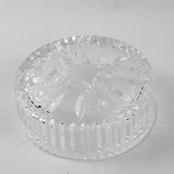 Waterford Crystal Best Wishes Wine Bottle Coaster Barware