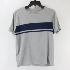 Old Navy Women's Small Soft-Washed Gray Navy Blue T-Shirt