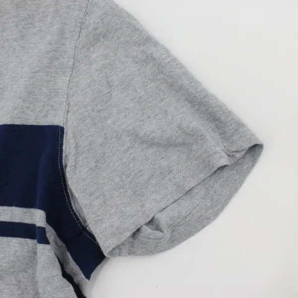 Old Navy Women's Small Soft-Washed Gray Navy Blue T-Shirt