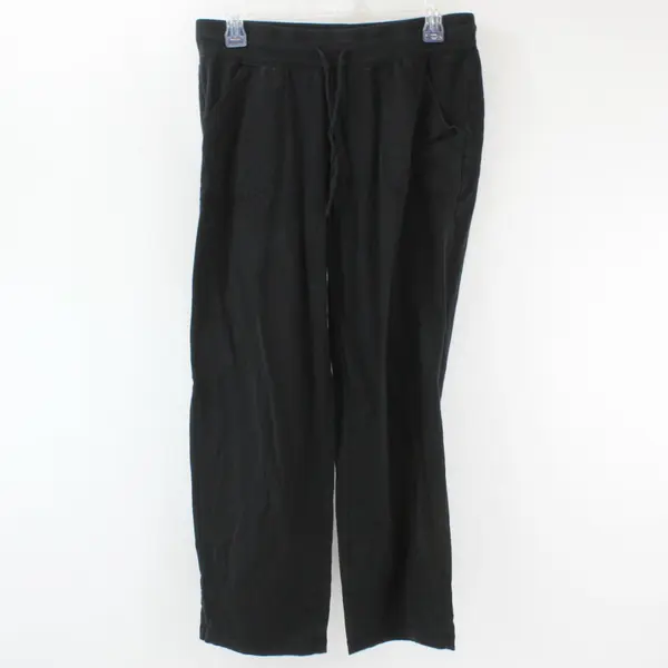 Athletic Works Women's Black Straight-Leg Sweatpants Medium 8-10