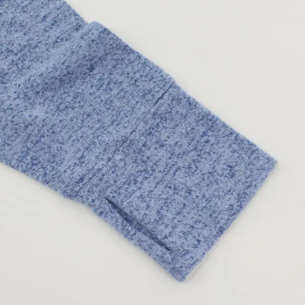Warm Essentials Women's Blue Long Sleeve Knit Top Size Large