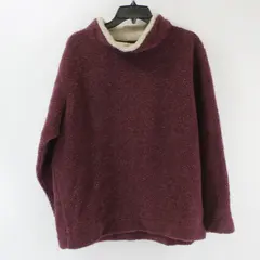 Cabela's Women's XL Plum Purple Fuzzy Fleece Stand Collar Top