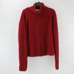 Colorado Women's XL Red Knit Zip-Up Jacket