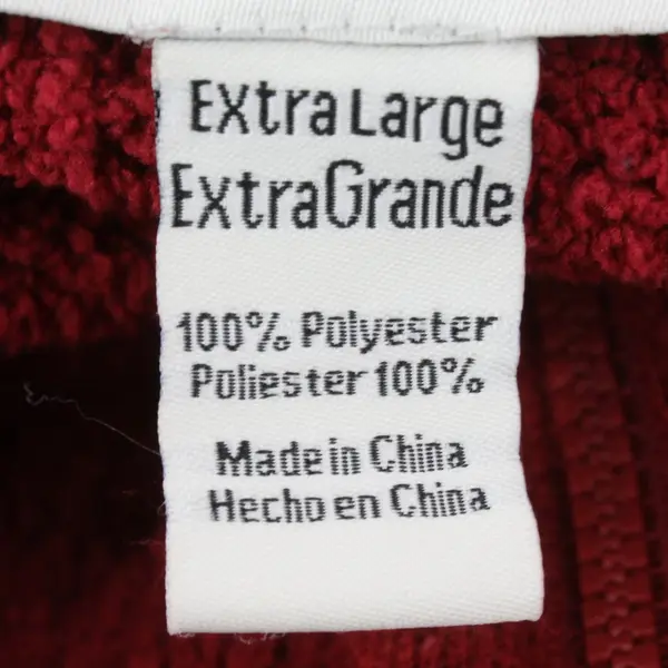 Colorado Women's XL Red Knit Zip-Up Jacket