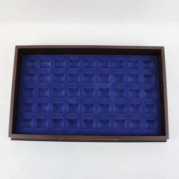 Vintage Wooden Display Case U.S. Presidential $1 Coin Holder 18x12