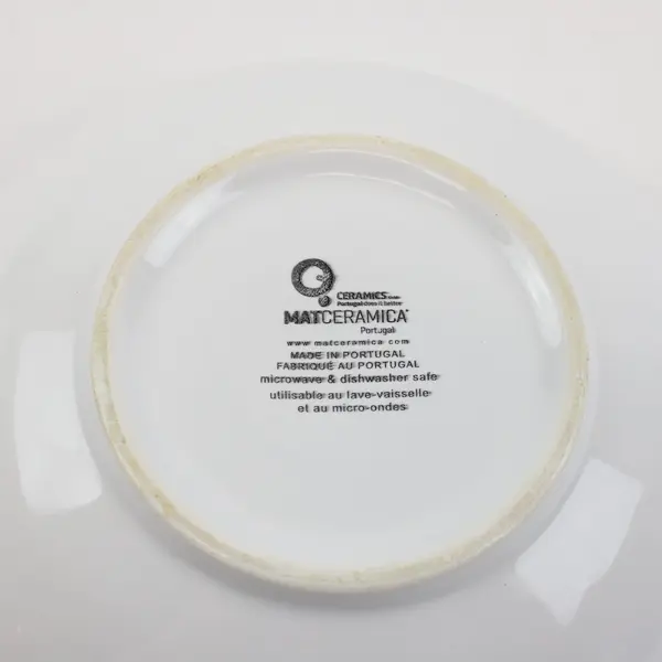 Matceramica M2A20 White Soup Cereal Bowls Portugal Set of 4