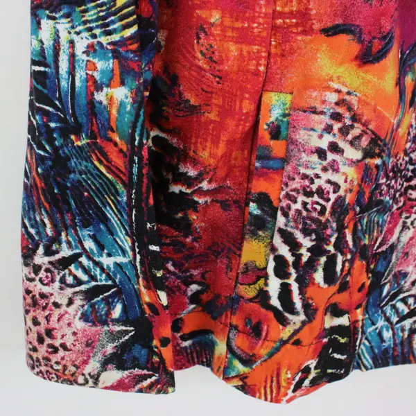 Additions by Chico's Women's Multicolor Animal Print Jacket Size 2