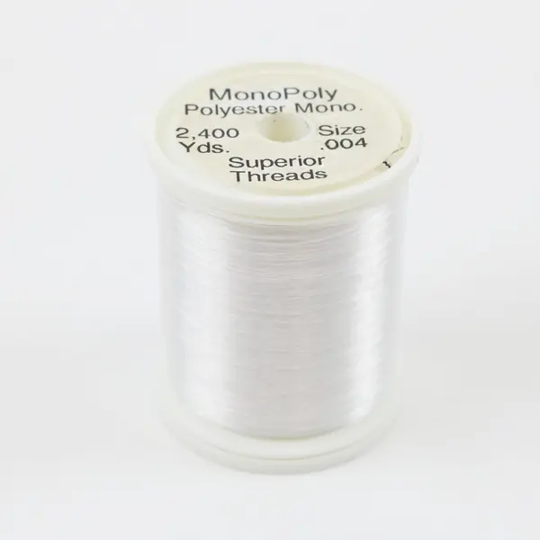 Lot of 4 White Sewing Thread Spools Mixed Brands Including Superior Threads