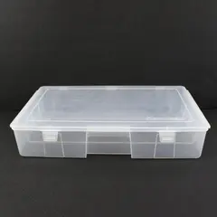 Flambeau Clear Plastic Utility Box Organizer 12 x 7 x 4 in