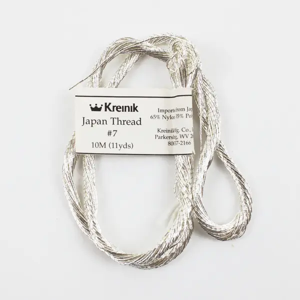 Lot of 3 Sewing Craft Accessories Red Ribbon Gold Ribbon Kreinik Silver Thread