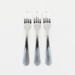 Lot of 3 Farberware Catalina Pattern SS Dinner Fork 7.75" Rare HTF Pattern