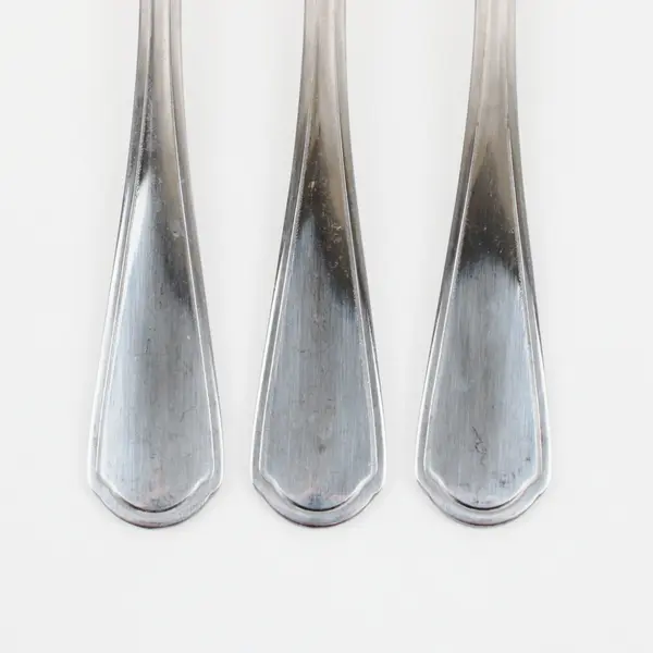 Lot of 3 Farberware Catalina Pattern SS Dinner Fork 7.75" Rare HTF Pattern