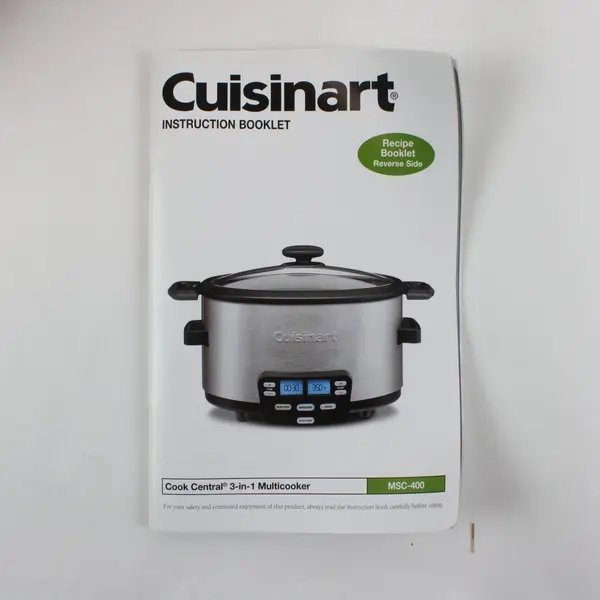 Cuisinart MSC-400 3-in-1 Cook Central 4-Qt Multi-Cooker Untested
