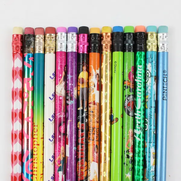 Sterilite 1723 Pencil Box Black-Tinted Lid 20 Assorted Pencils