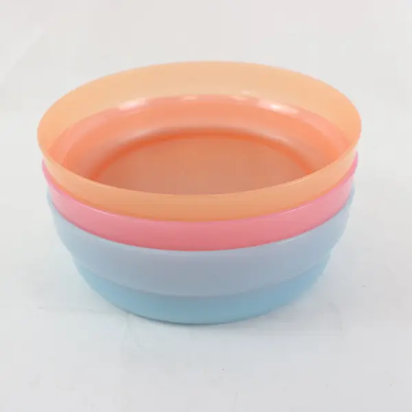 Lot of 3 Vintage Tupperware Pastel Plastic Bowls