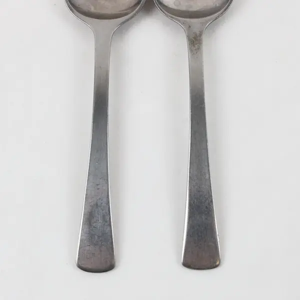 Dansk 2-Piece Baby Set Stainless Fork & Spoon DAS53 Pattern 5" Long Good 