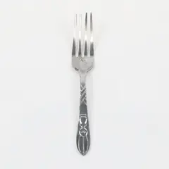 CHIC Brand Silverware SS Youth Fork Raised Relief Rabbit Handle Pattern 4.75" 