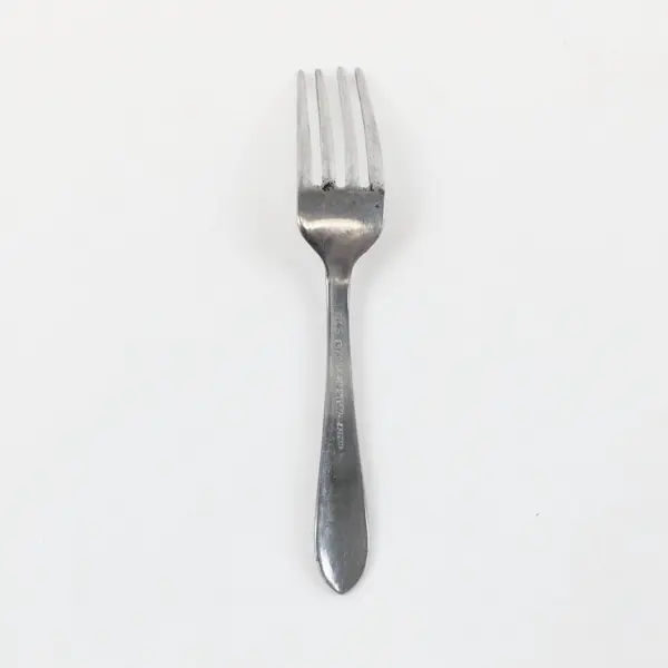 CHIC Brand Silverware SS Youth Fork Raised Relief Rabbit Handle Pattern 4.75" 