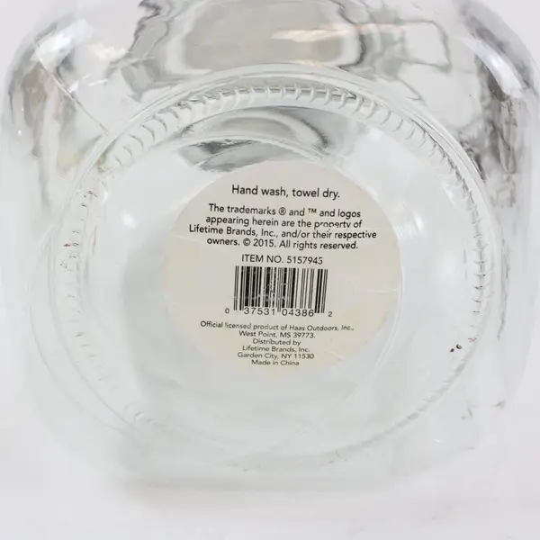 Mossy Oak Moose Clear Glass Storage Clamp Jar 101 oz MPN 5157945