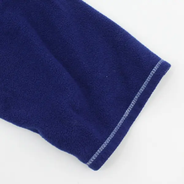 Jaclyn Intimates Women's 2X Navy Fleece Pajama Top Long Sleeve