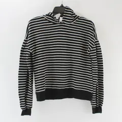 Nordstrom Girls Black White Knit Hoodie XL 14-16