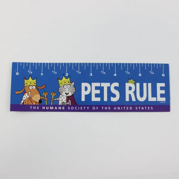 Lot of 6 Humane Society of the United States Paw Print Pet Refrigerator Magnets