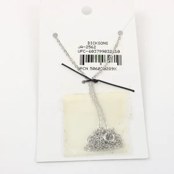 Dickson's Heavenly Hearts Victorian Style Silver-Tone Heart Pendant Necklace
