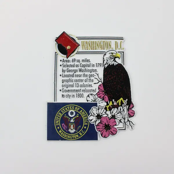 Lot of 5 Washington DC Pentagon Refrigerator Magnets