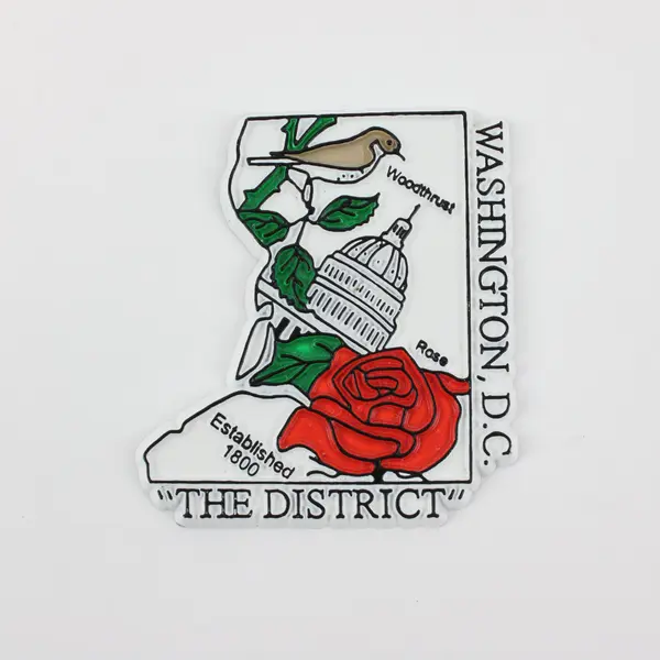 Lot of 5 Washington DC Pentagon Refrigerator Magnets
