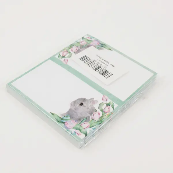 Easter Notecards HK-ZWK-F14 Rabbit Floral Stationery Greeting Cards