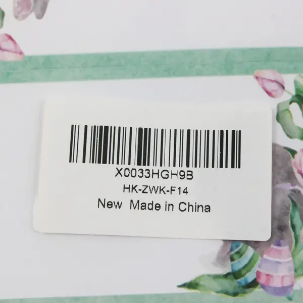 Easter Notecards HK-ZWK-F14 Rabbit Floral Stationery Greeting Cards