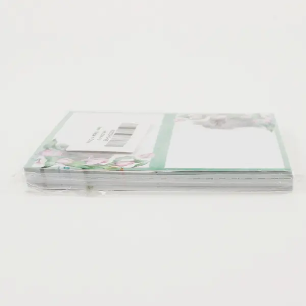 Easter Notecards HK-ZWK-F14 Rabbit Floral Stationery Greeting Cards