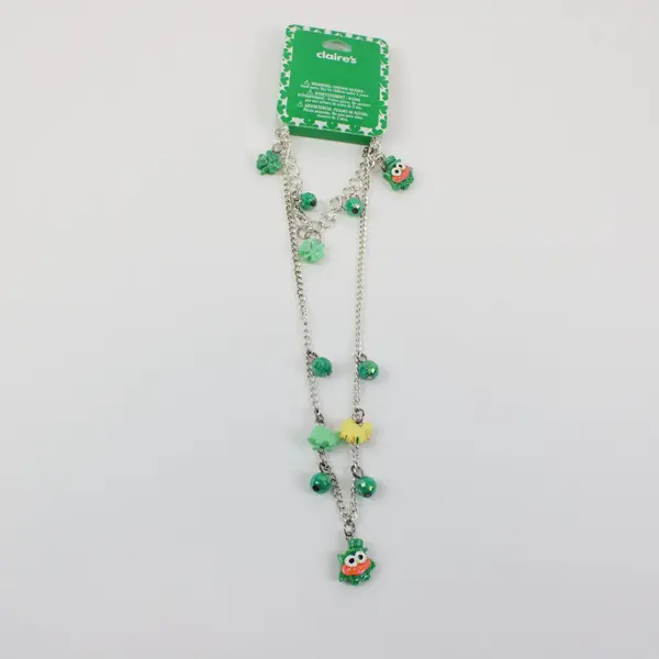 Claire's St. Patrick's Day Charm Necklace & Bracelet Set