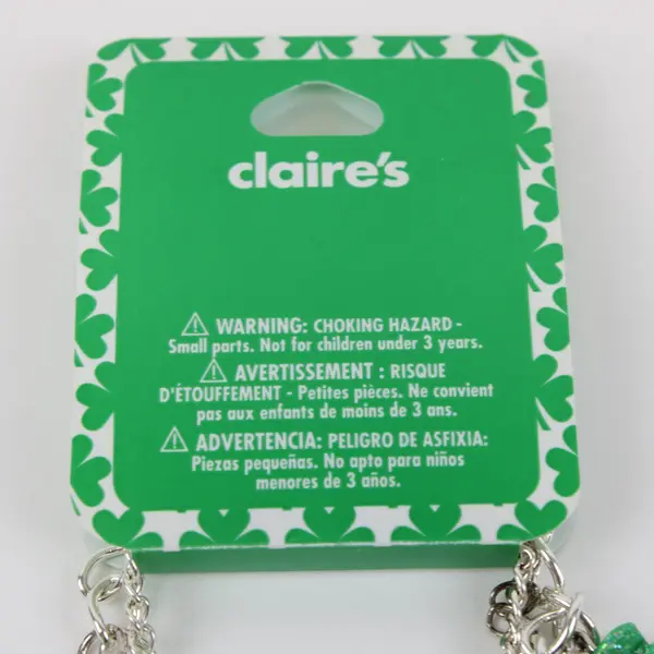 Claire's St. Patrick's Day Charm Necklace & Bracelet Set