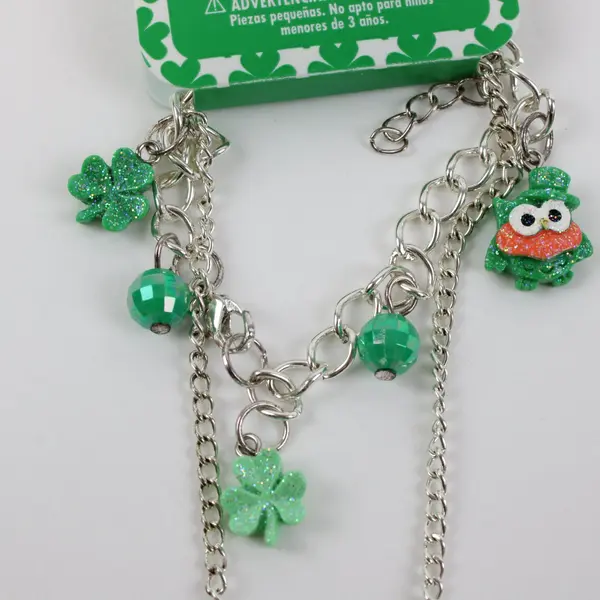 Claire's St. Patrick's Day Charm Necklace & Bracelet Set