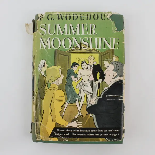 Summer Moonshine P.G. Wodehouse 1938 Vintage Hardcover Dust Jacket