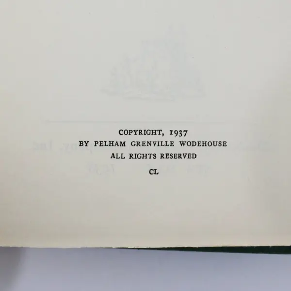 Summer Moonshine P.G. Wodehouse 1938 Vintage Hardcover Dust Jacket