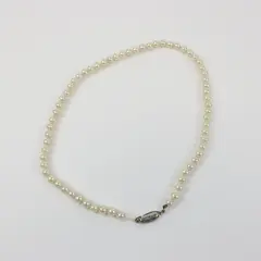 Broken Faux Pearl Necklace for Repair Crafting Parts