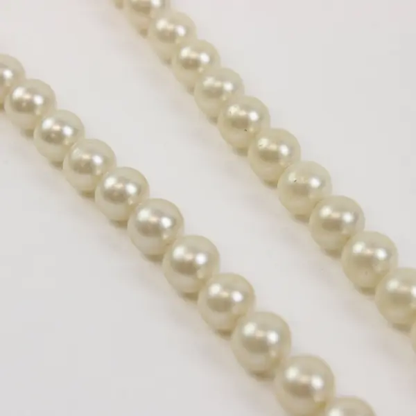 Broken Faux Pearl Necklace for Repair Crafting Parts