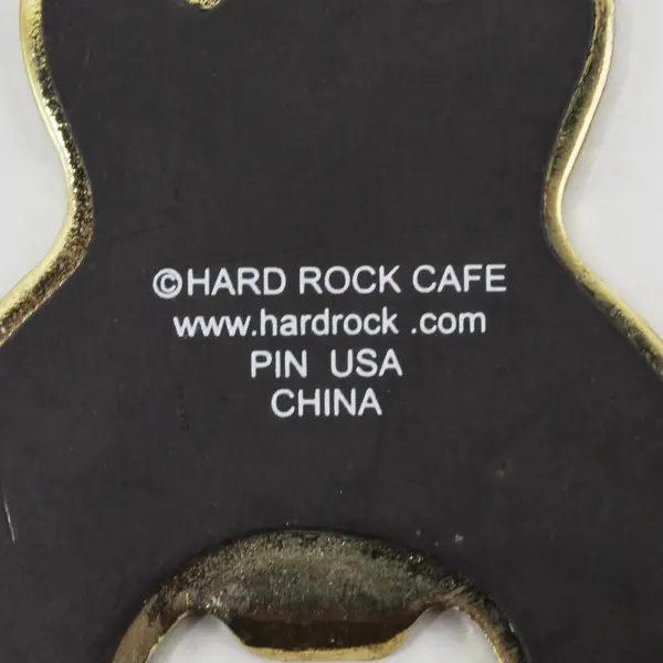 Hard Rock Cafe Myrtle Beach Guitar Magnet Bottle Opener Dark Blue