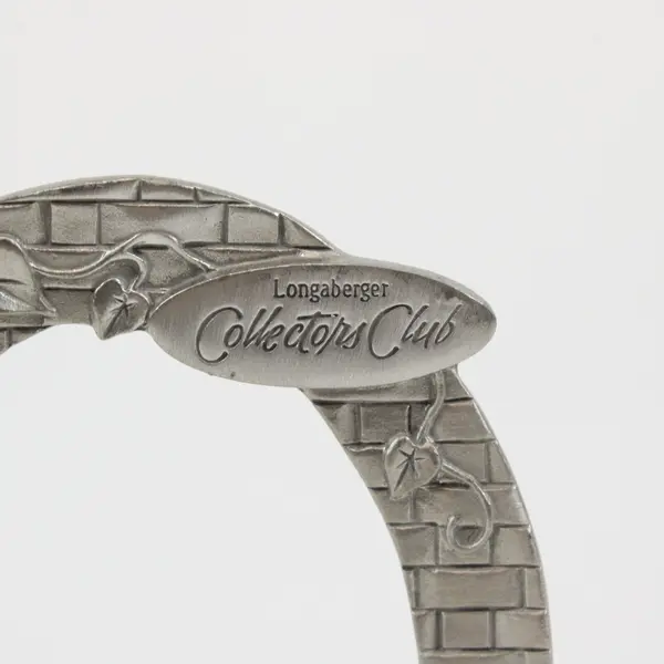 Longaberger Collectors Club 2001 Vintage Pewter Picture Frame