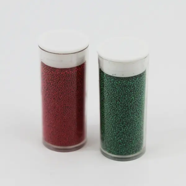 Lot of 7 Tubes/Sm. Packs Micro Beads for Beading/Crafts, Asst'd Colors 